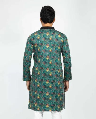 Men’s Digital Print Cotton Panjabi