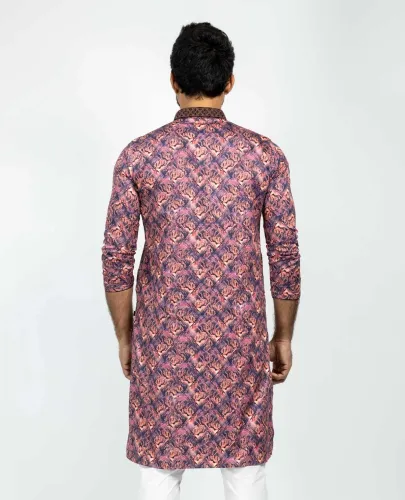 Men’s Digital Print Cotton Panjabi