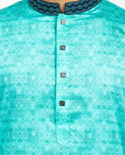 Men’s Digital Print Cotton Panjabi