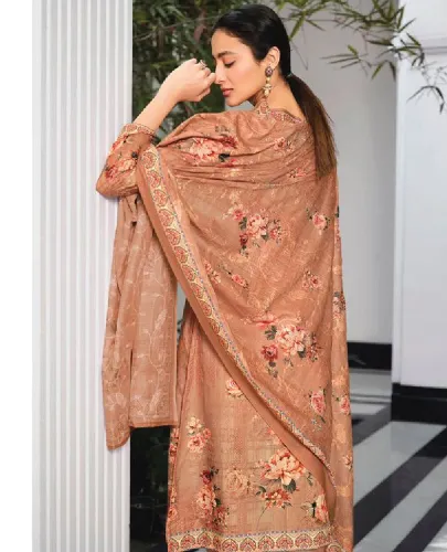 Mumtaz Arts Zareena Indian Unstitched 3 Pcs