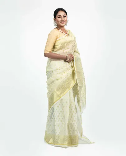 Women’s Moslin Jamdani Saree