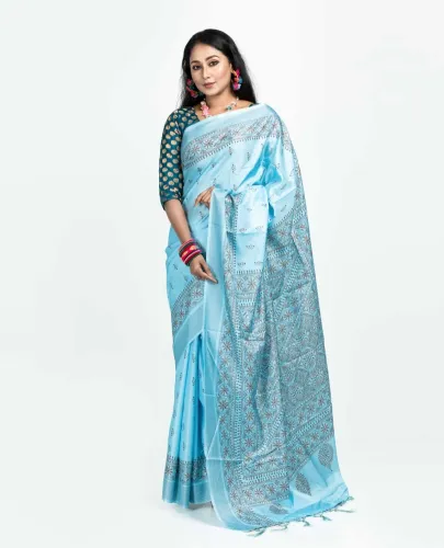 Women’s Indian Katha Print Saree