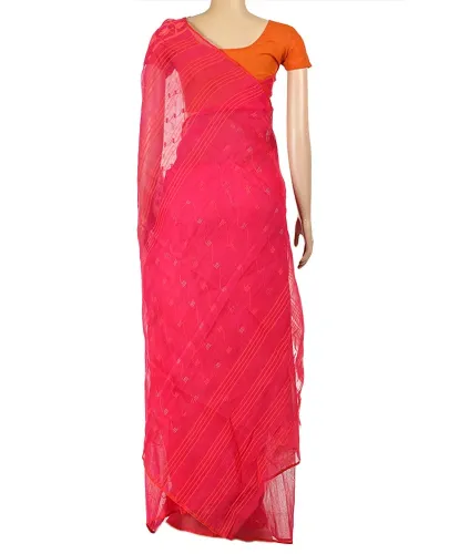 Women's Dhakai Jamdani  Saree