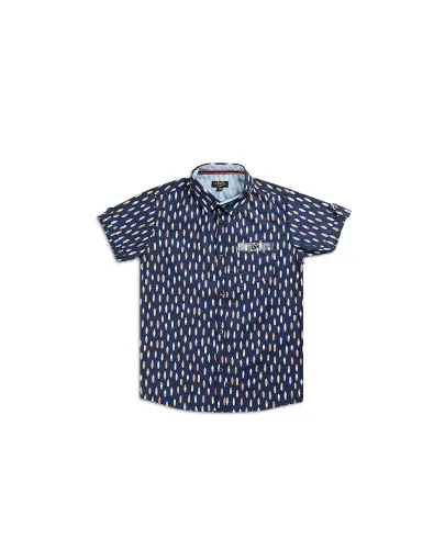 Boy's Half Sleeve Cotton Shirt